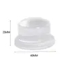Venda quente transfronteiriça batente de porta plano não perfurado transparente com adesivo inferior toque de porta anticolisão silicone mudo segurança batente de porta