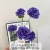 5 Rosas de Ángel Artificiales para Decoración de Boda, Accesorios para Fotos, Flores Falsas para Arreglos Florales de Mesa de Comedor en Casa