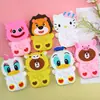 Bolsa de silicona transfronteriza de dibujos animados linda monedero de silicona cruzada pequeña para niñas y niños bolsa de almacenamiento de juguete para apretar para aliviar el estrés