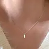 Diseño Estilo Coreano Nicho Cadena de Clavícula Pez Pequeño Colgante Todo Fósforo Ins Cadena de Clavícula para Mujer Todo Fósforo Cadena de Clavícula Linda