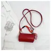 2026 Nueva Bolsa Cilíndrica Mini Linda Estilo Coreano con Alto Atractivo Estético, Bolso Cruzado de Hombro con Lazo, Bolso de Mano Elegante para Mujer