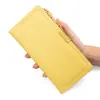 Nueva Cartera Larga para Mujer Estilo Coreano Moda Bolso de Mano Versátil, Color Sólido, Cartera Multifuncional con Ranuras para Tarjetas