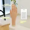 Modelo de Mão com Articulações Móveis, Exibição de Joias, Modelo de Prótese de Mão, Silicone para Ensino de Fotografia de Manicure