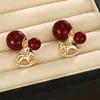 Populares Pendientes de Perlas y Ponis Más Vendidos para Mujer, Pendientes de Borla en Forma de Gota de Agua de Gama Alta para un Nicho Específico con Agujas de Plata, Accesorios de Año Nuevo