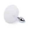 Juguetes Sexuales Metal Sm Cola de Zorro Anal Tapón Anal Bola de Pelo Tapón Anal Pequeño Juguetes Sexuales de Rol Masturbación Expansión Anal