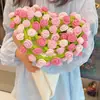Manta con Gradiente de Polvo para Ramo Kit de Materiales Hechos a Mano para Bricolaje Regalo Creativo Plegado Lirio Rosa Flor Haciendo Tejiendo