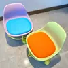 Banqueta doméstica de rodinhas universal, banqueta baixa com rodas, um item essencial para pais com filhos, banqueta infantil com rodas, banqueta redonda preguiçosa, cadeira com encosto