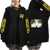 Motosierra Marqima Eléctrica Animación Perímetro Impreso Cremallera Suéter Adulto Casual Sudadera Chaqueta Deportiva Casual