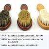 Cepillo para el Cabello de Barbería, Cepillo de Madera Maciza para Cabeza de Aceite, Cepillo Suave para Cortar el Cabello que No Suelta Pelo, Cepillo para Pelo Cortado, Cerdas de Lana Pelo de Caballo