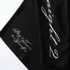 Estilo Gótico Americano Moda Nueva Casual Cuello Redondo Estampado de Letras Holgado Waffle Suéter Camiseta Top para Primavera y Otoño
