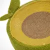 Cama Arranhador para Gatos Sisal Natural 2 em 1 Formato de Fruta Resistente a Arranhões Ninho para Gatos