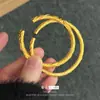 Nuevo Pulsera del Círculo Qiankun de Nezha con Diseño Chino, Oro Arena Oro Antiguo, Pulsera que Conserva el Color para Hombres y Mujeres, Venta al por Mayor para Parejas
