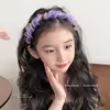 Diadema de Malla para Niñas, Diadema Antideslizante Que No Aprieta la Cabeza, Pinza para el Cabello para Controlar el Cabello Suelto, Accesorio para el Cabello con Lazo