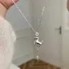 Colar com Pingente de Cavalo Banhado a Ouro Estilo Antigo com Design de Cavalo do Zodíaco, Pingente de Moeda de Cobre, Joias Banhadas a Ouro para Mulheres