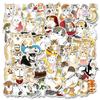 200 Gatos de Viagem Adesivos Grafite Fofos Elásticos Geladeira Capacete Skate Computador DIY Adesivos de Carro