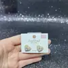 Pendientes Geométricos de Estilo Simple con Diseño Original para Mujer Aguja de Plata S925 con Recubrimiento Ecológico Tienda Compra al por Mayor