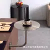 Loja de Chá com Leite e Café Famosa na Internet, Mesa Redonda Pequena de Aço Inoxidável Montada na Parede, Mesa de Apoio na Parede, Mesa de Canto