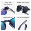 Gafas de Sol Polarizadas Tipo Pin de Nuevo Estilo 2026, Gafas de Sol de Gama Alta, Monturas Cuadradas y Redondas Retro Transfronterizas Europeas y Americanas, Protección UV