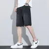 Shorts de Mezclilla Lyocell Tencel para Hombre Verano 2026 Pantalones Finos de Longitud Media Seda Helada Holgados Estilo Americano Pantalones de Cinco Puntos para Jóvenes
