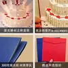Tarjeta de Cumpleaños Estéreo 3D con Luz y Música, Sensación de Alta Gama, Tarjeta de Cumpleaños con Modelo de Pastel Escultura de Papel Hueco Luminoso