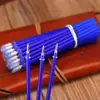 Recarga de Bolígrafo de Gel Estudiantes de Primaria Bolígrafo Caliente Borrable Fricción Fácil de Limpiar Caliente Borrable Cristal Azul Negro St Recarga Borrable Bolígrafo Negro