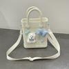 Bolsa de Praia EVA com Furos Desenho Animado Nova E-commerce Transfronteiriço DIY Armazenamento Criativo Impermeável Pequena Quadrada Bolsa Transversal