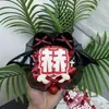 Chen Zheyuan (Yuan) Celebridad Hecha a Sí Misma Colgante de Bolso Qihang Mini Abanico Reflectante Etiqueta de Nombre Set Completo Terminado Hecho a Mano