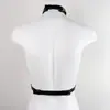 ZIZ Serie Oscura Collar de Cuero Sexy Cinturón de Cintura Gargantilla de Cuero Accesorio Body Multicolor