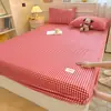 Nueva ropa de cama suave para dormitorio de estudiantes, sábana individual de color liso de terciopelo de leche - serie hogar