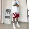 Pantalones Cortos Deportivos de Baloncesto Estilo Americano para Hombre, Marca de Moda de Verano, Pantalones Cortos de Cinco Puntos Finos de Secado Rápido, Pantalones Casuales Transpirables para Correr