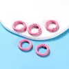 Chaveiro com Gancho de Mola em O-Ring Colorido Doce Gancho de Barraca Anel de Livro Anel de Cartão Acessórios de Ornamento Atacado