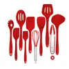 Juego de utensilios de cocina de silicona de 10 piezas, sartén antiadherente, herramientas de cocina resistentes a altas temperaturas, juego de 10 piezas, cuchara para cocinar, espátula, juego para hornear