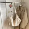 Bolsa Tote de Alto Valor Estilo Preguiçoso Nova Primavera Estilo Coreano Ins Tendência Bolsa Transversal Bolsa de Ombro Feminina de Grande Capacidade