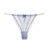 Verano 2026 Nuevo Estilo Japonés Sexy Tanga para Mujer Malla Transparente Pura Deseo Ropa Interior sin Costuras en Colores Macarrón