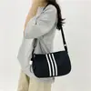Bolsa Feminina Moda Estilo Coreano 2025 Primavera Nova Marca Tendência Casual Lona Ombro Transversal Bolsa Design de Nicho Bolsa Bolinho