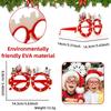 Amazon Novos Óculos de Natal de Desenho Animado Suprimentos Decorativos para Festa de Fim de Ano Armação de Óculos de Alce Papai Noel para Fantasia