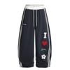 Moda Femenina de Calidad Otoño 2025 Pantalones Casuales Sueltos Decorativos con Patrón Floral de Puntos Bordados Venta al por Mayor Suministro Directo 10