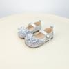 Zapatos de Salón Plateados para Niña Estilo Nuevo Primavera y Otoño 2026 Zapatos de Princesa Estilo Coreano con Pedrería para Niña Zapatos de Piel con Cristal para Niña Pequeña