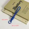 Lanyard para Mochila Llavero Tejido de Nylon Mosquetón Cuerda para Colgar Bolsas Muñeca Colgante Colorido Adorno de Estrella Cuerda Doble