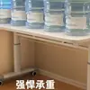 Soporte de pata de mesa ajustable con manivela y ruedas, Marco de soporte de escritorio de oficina móvil, Soporte de escritorio ajustable