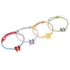 Pulsera de Cuerda de Cinco Colores Mariposa Sinfonía de Colores Pulsera Tejida a Mano para Adultos, Niños y Bebés, Cuerda Roja con Significado Festivo Mayoreo
