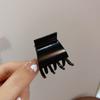 Horquilla de metal estilo frío con forma de disco para el pelo, pinza pequeña para el pelo, pinza para el pelo de verano para mujer, pinza para el pelo con forma de tiburón