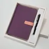 Cuaderno de Reuniones de Trabajo Color-Blocking Set de Regalo Cuaderno de Actividades de Negocios Papelería Creativa de Oficina Cuaderno para Estudiantes