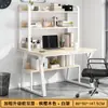 Mesa de escritorio para computadora para uso doméstico, estantería simple para dormitorio de estudiante, escritorio integrado para estudio y escritura, escritorio para oficina de casa de alquiler