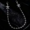 Diseño de Moda Transfronterizo Europeo y Americano Cadena de Pentagrama Cadena de Cintura Personalidad Versátil de Moda Cadena de Pantalones de una Sola Capa de Calavera