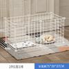 Jaula para perros con cerca para mascotas, para interiores, para perros pequeños y medianos, con puerta de aislamiento, caseta para perros, combinación sin barreras