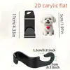 Gancho de Asiento de Coche de Acrílico con Dibujos Animados de Gato y Perro Transfronterizo Modelo Plano 2D Gancho Multifuncional de Almacenamiento para Coche