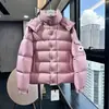 Marca da moda Moncler Maya jaqueta de plumas fosca Vezere unissex acabamento fosco plumas de ganso espessada quente corte slim