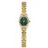 Reloj Ovalado de Cuarzo para Mujer con Correa de Metal, Resistente al Agua, Reloj de Pulsera de Moda, Reloj para Mujer de Lujo Nicho con Esfera de Concha, Reloj Retro