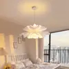 Fábrica de iluminación transfronteriza Zhongshan lámpara de araña para dormitorio nórdica moderna minimalista habitación infantil comedor accesorios de iluminación florales